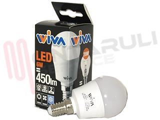 Immagine di LAMPADA SFERA LED E14 6W 230V 6000°K (RESA39W)