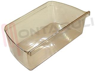 Immagine di CASSETTO VERDURA TRASPARENTE FUME' 450X250X135MM.