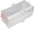 Picture of CASSETTO VERDURA BIANCO INFERIORE 384X167X164MM.