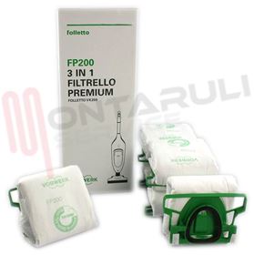 Picture of SACCHETTI VK200/200S PZ.6 ORIGINALI FILTRELLO 3IN1 PREMIUM