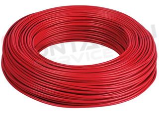 Immagine di CORDINA ANTIFIAMMA FLESSIBILE 1X2,5MMQ ROSSA H07V-K