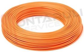 Immagine di CORDINA ANTIFIAMMA FLESSIBILE 1X1,5MMQ ARANCIO H07V-K