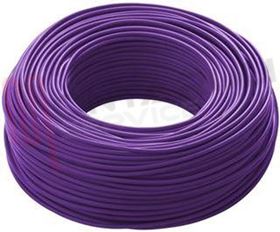 Immagine di CORDINA ANTIFIAMMA FLESSIBILE 1X2,5MMQ VIOLA H07V-K