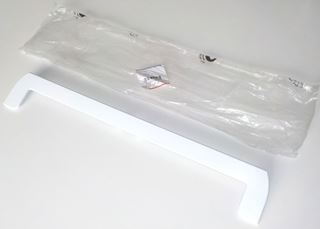 Immagine di PROFILO BIANCO VETRO VERDURIERA FRIGO L=504MM._ QUALITA' B