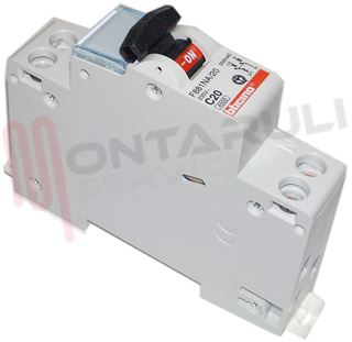 Immagine di INTERRUTTORE MAGNETOTERMICO 1P+N 20A 4,5KA 1MOD. BTDIN45