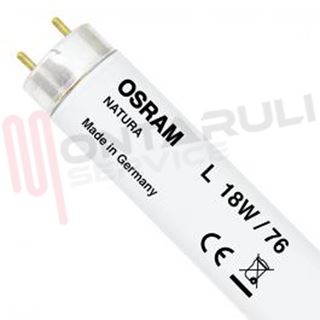 Immagine di TUBO FLUORESCENTE LINEARE L18W/76 G13 NATURA OSRAM