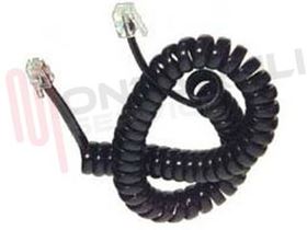 Picture of CAVO ESTENSIBILE PER TELEFONO MT.4,00 2PLUG 4/4 C. NERO