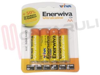 Immagine di BATTERIA 1,5V LR6 AA ALKALINA BL.4 PEZZI