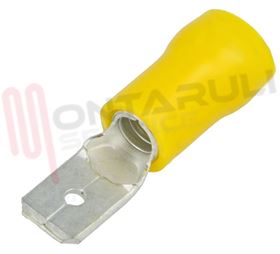 Immagine di FASTON MASCHIO GIALLO 4-6MMQ PER 6.3X0.8