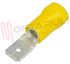 Immagine di FASTON MASCHIO GIALLO 4-6MMQ PER 6.3X0.8