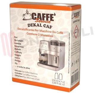 Immagine di DECALCIFICANTE MACCHINA CAFFE' FIALA 2X100ML - DEKAL CAF