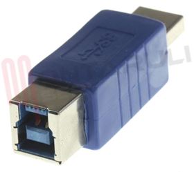 Immagine di ADATTATORE USB 3.0 TIPO A MASCHIO / TIPO B FEMMINA