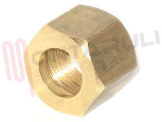 Immagine di DADO IN OTTONE 12 FORO DA 8,4MM.