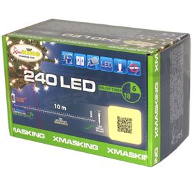 Picture of CATENA LUMINOSA 240 LED INT/ EST. CLASSIC 10MT. CAVO VER BAT