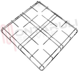 Immagine di GRIGLIA 4 FUOCHI FILO 468X460 CROMATA SALVARANI
