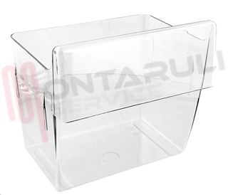 Immagine di CASSETTO VERDURA DESTRO TRASPARENTE 233X183XH.225MM.