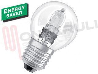 Immagine di LAMPADA SFERA ALOGENA CHIARA E27 28W 230V (RESA/37W)