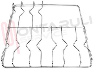 Immagine di GRIGLIA 3 FUOCHI FILO 462X452MM. CROMATA ARISTON