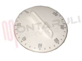 Picture of MANOPOLA TIMER BIANCA SERIGRAFATA 0-120