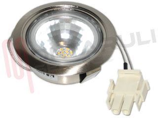 Immagine di FARETTO PER CAPPA F60 1,1W 12VDC A LED 4000K CON VETRINO