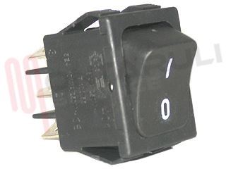 Immagine di DEVIATORE BIPOLARE NERO 16A 250V I-O